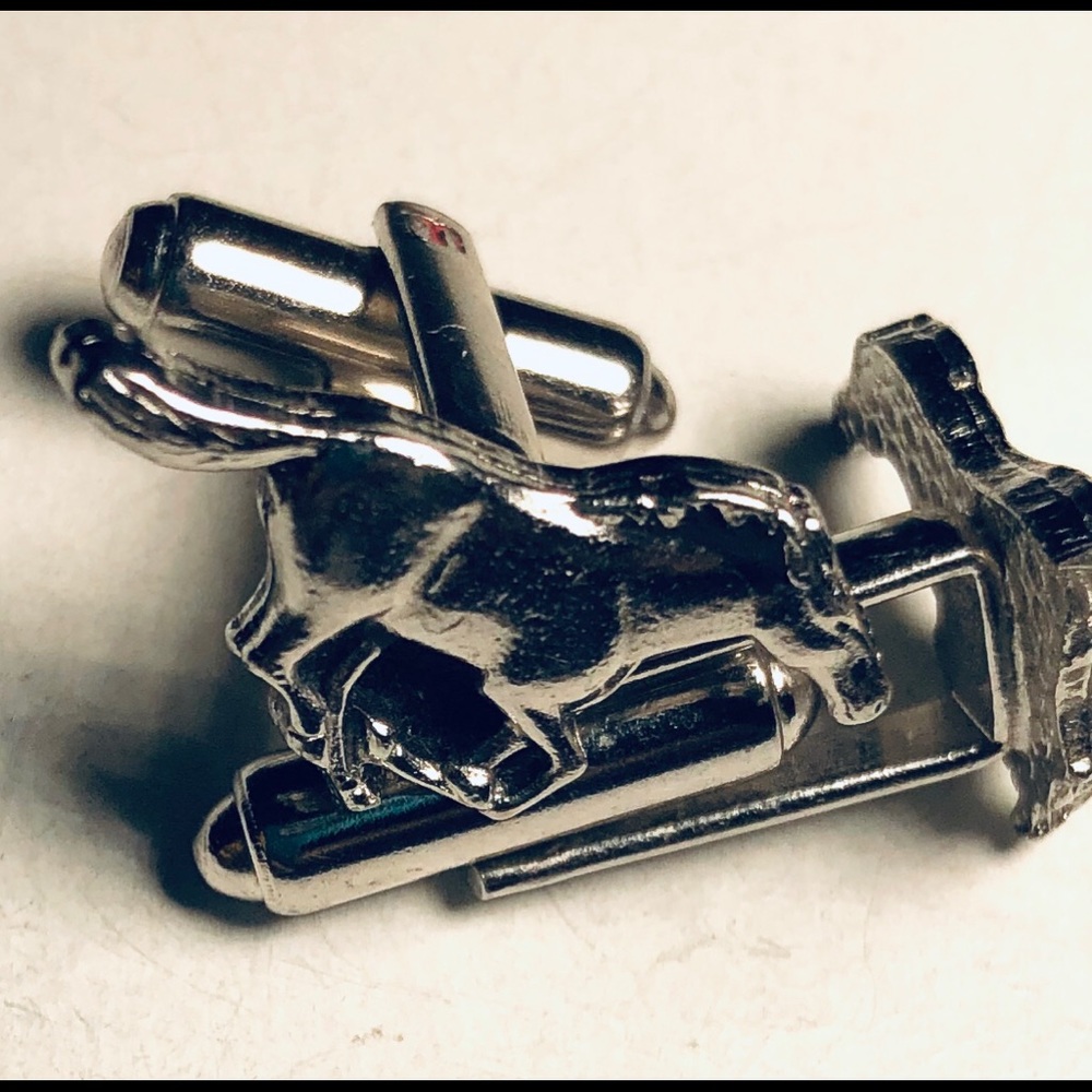 Cufflinks Silver Horse Pioneer